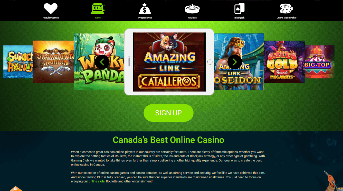 Gaming Club Casino Games