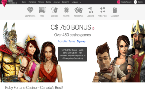 Ruby Fortune Casino Bonus
