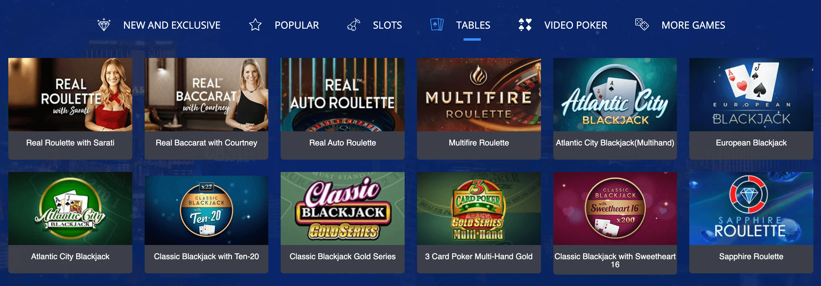 allslots casino Table & Live Games